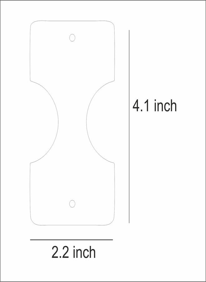 Zenomia Hanging Blank Display Card for Necklace Jewelry, | Jewelry Necklace Bracelet Display Hanging Cards Price Tags (50 Pcs, 4.1 x 2.2 Inch) - Image 3